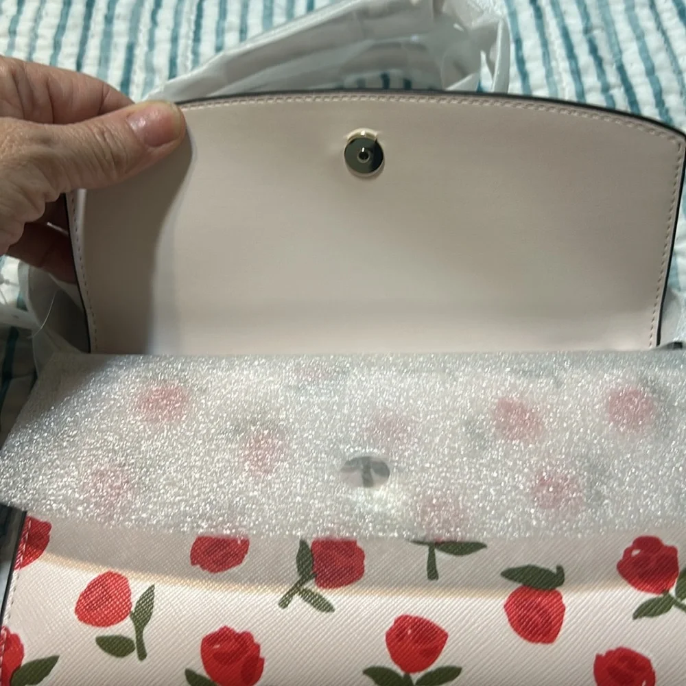 Kate Spade Dana Small Flap Crossbody - festive rosette - Picture 3 of 7